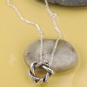 Michele Baratta  Silver Star of David Necklace